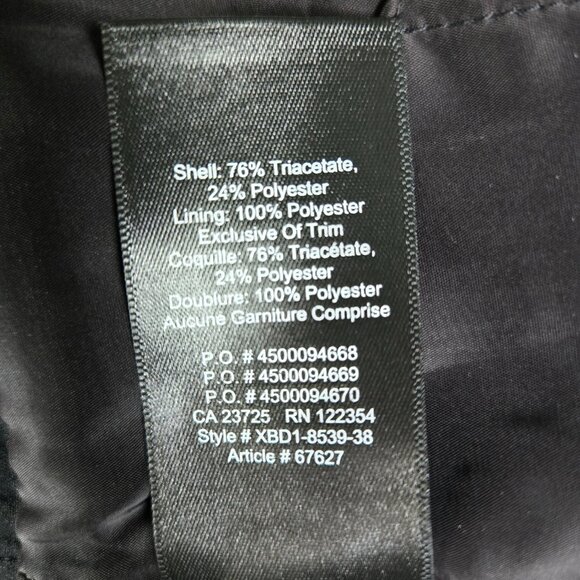 NWT Aritzia BABATON Roshan Black Cropped Leg Jumpsuit 0 - Picture 8 of 8